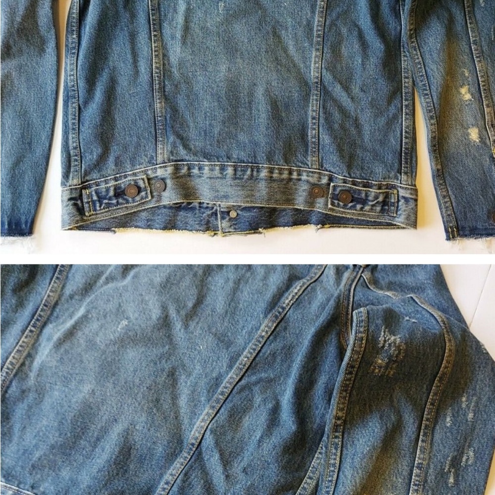 Levis Premium Savage DX Trucker Jean Jacket Mens - Picture 4 of 6